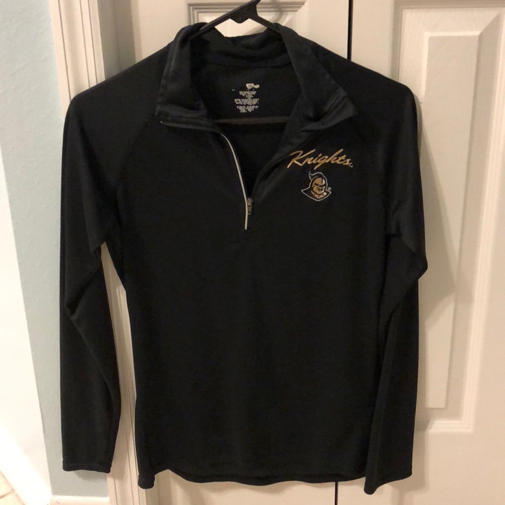 Go knights! UCF athletic wear, long sleeve polo